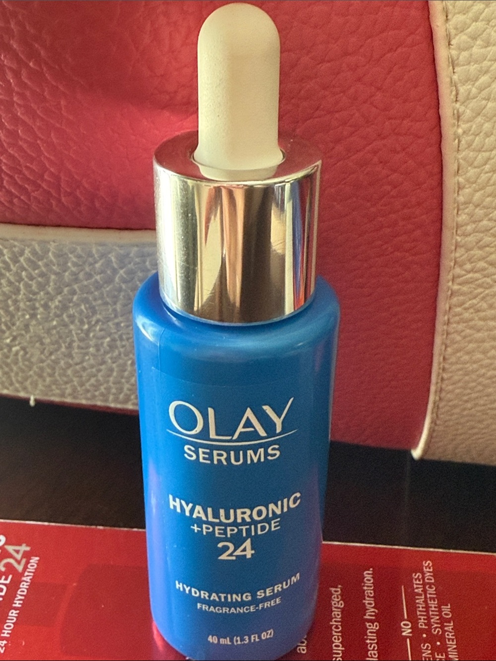 OLAY Serums Hyaluronic + Peptide 24 Hydrating Serum - Blue & Silver